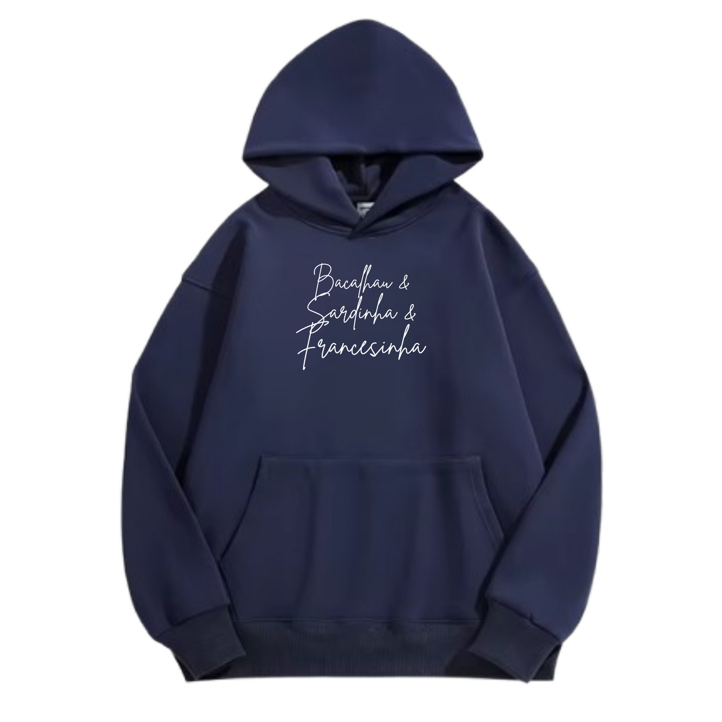 HOODIE AZUL-MARINHO COM FORRO POLAR