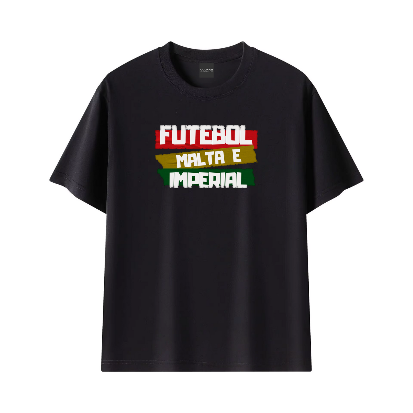 T-SHIRT PRETO - FUTEBOL