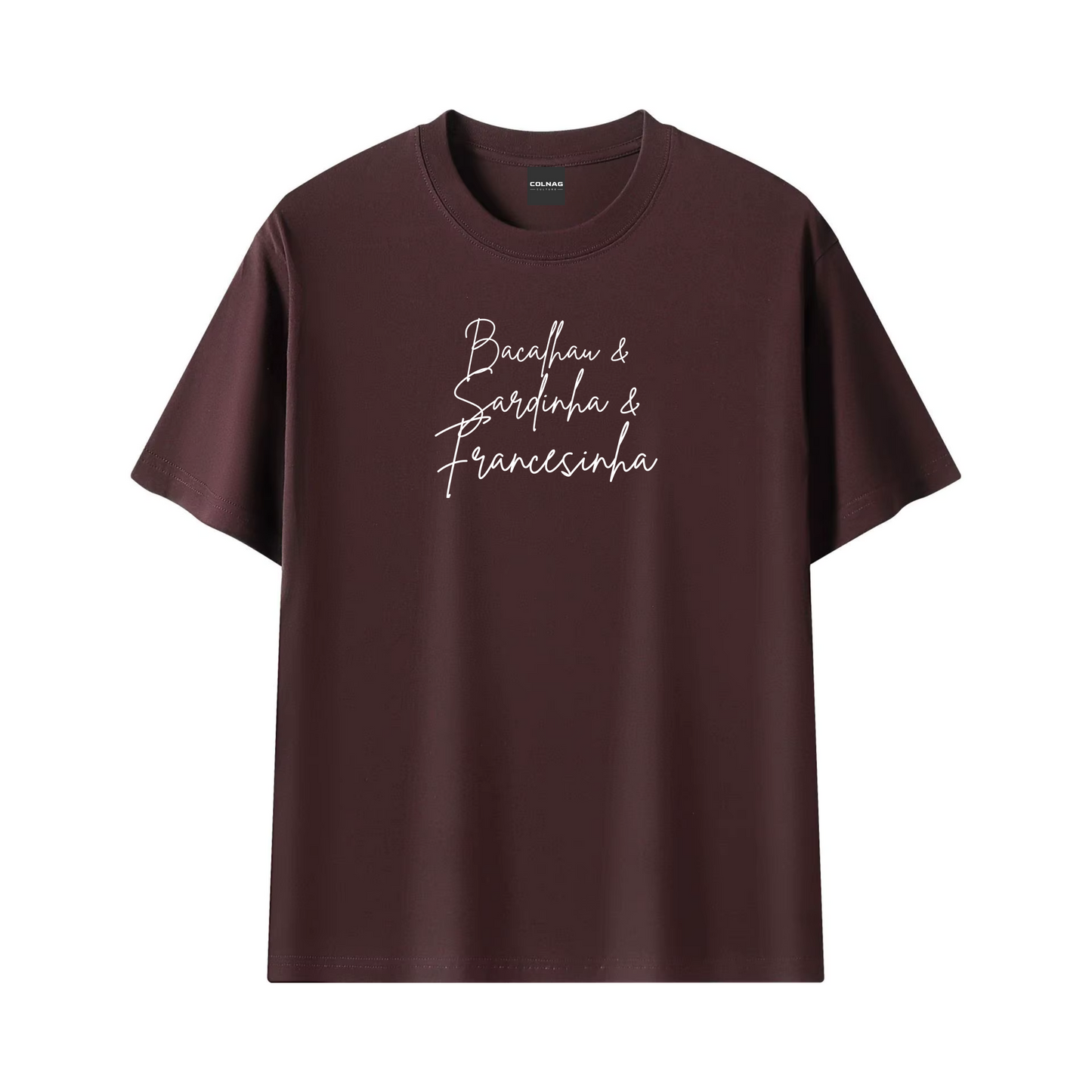 T-SHIRT BORDEAUX - BACALHAU