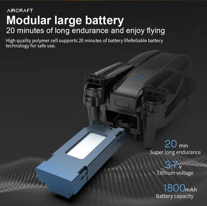 Drone E99 Pro 4K HD com Câmara Dupla – Dobrável, WiFi FPV e Fácil de Controlar