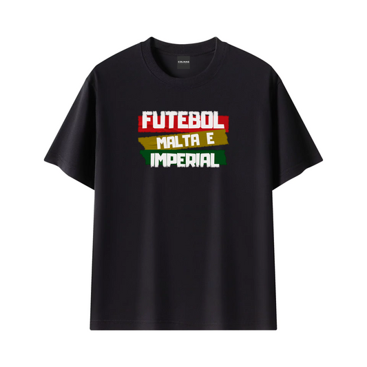 T-SHIRT PRETO - FUTEBOL