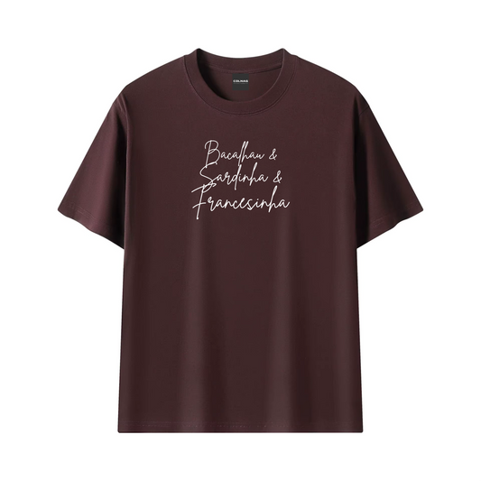 T-SHIRT BORDEAUX - BACALHAU